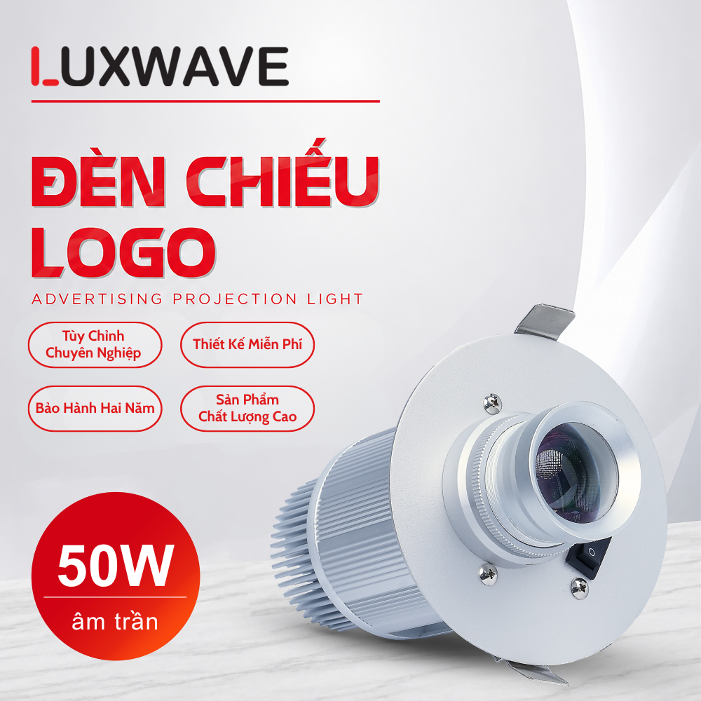 Đèn Chiếu Logo 50W Âm Trần — 1