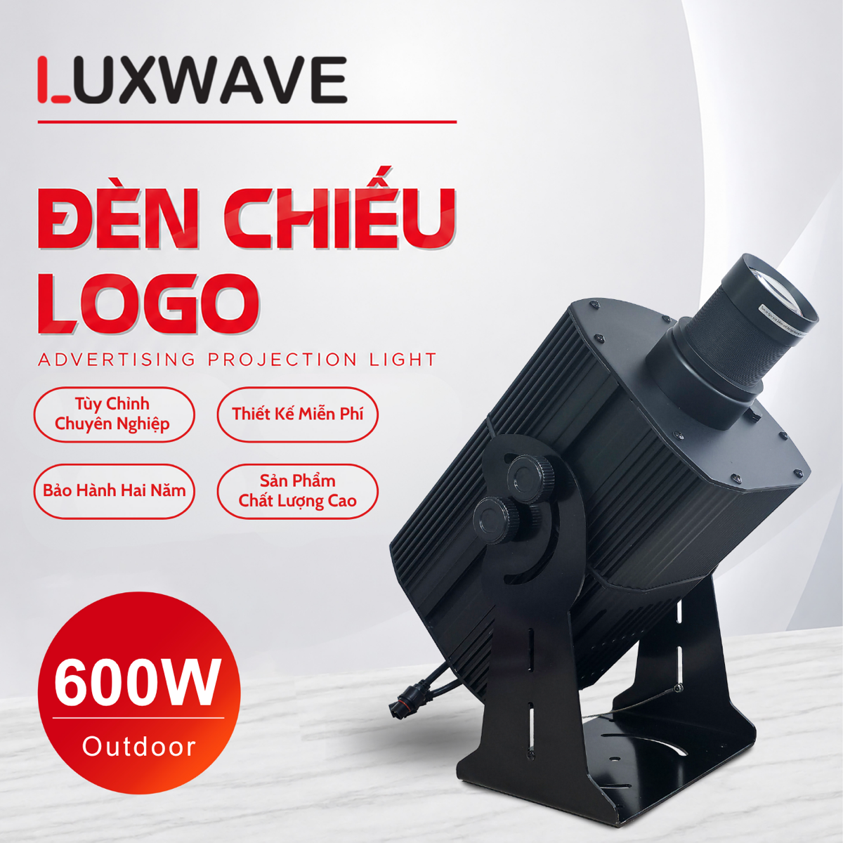 Đèn Chiếu Logo 600W Siêu Sáng — 1